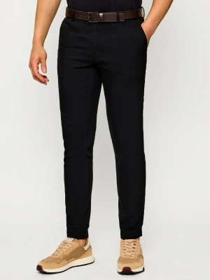 BOSS BLACK Lniane spodnie chino H-Kane1-RDS | Regular Fit