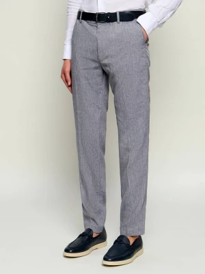 BOSS BLACK Lniane spodnie chino H-Kane1-RDS | Regular Fit