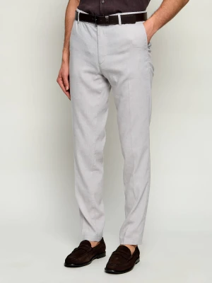 BOSS BLACK Lniane spodnie chino H-Kane1-RDS | Regular Fit