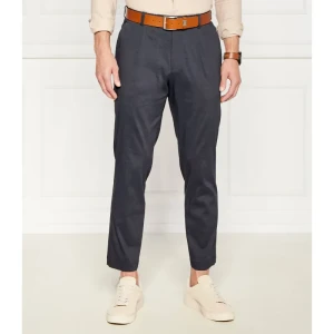 BOSS BLACK Lniane spodnie P-Perin-RDS-WG-242 | Relaxed fit