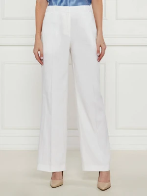 BOSS BLACK Lniane spodnie Toyal2 | Relaxed fit