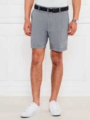 BOSS BLACK Lniane szorty C-Kane | Regular Fit