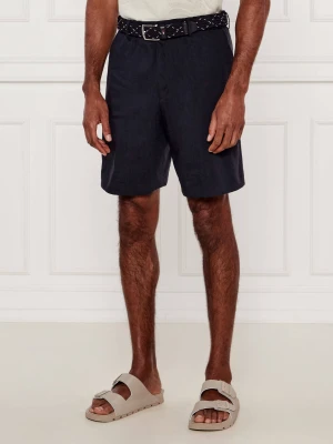 BOSS BLACK Lniane szorty chino P-Peter-RDS-S-WG-252 | Relaxed fit