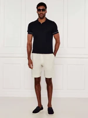 BOSS BLACK Lniane szorty P-Peter-RDS-S-WG-252 | Relaxed fit