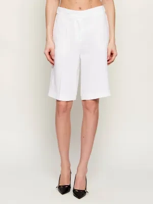 BOSS BLACK Lniane szorty TIANAIA | Relaxed fit