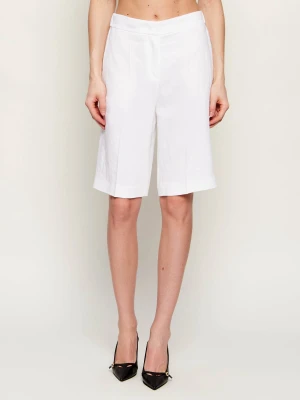 BOSS BLACK Lniane szorty TIANAIA | Relaxed fit
