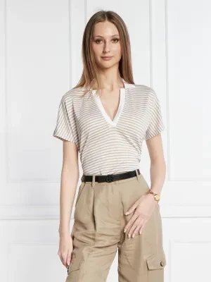 BOSS BLACK Lniany t-shirt | Regular Fit