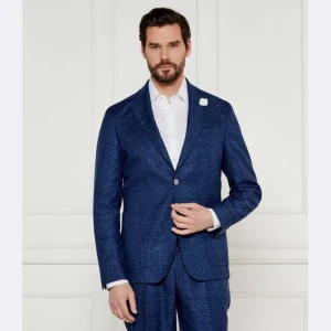 BOSS BLACK Marynarka C-Hanry-252 | Slim Fit | z dodatkiem lnu