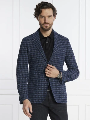 BOSS BLACK Marynarka C-Hanry-J-233 | Regular Fit granatowy