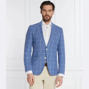 BOSS BLACK Marynarka C-Huge | Slim Fit | z dodatkiem lnu