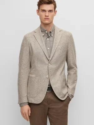 BOSS BLACK Marynarka C-Jaye-J-Elbow-234 | Regular Fit | z dodatkiem wełny