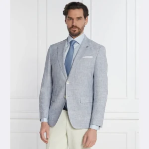 BOSS BLACK Marynarka H-Hutson-233 | Slim Fit | z dodatkiem lnu