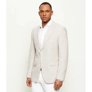 BOSS BLACK Marynarka H-Hutson-262 | Regular Fit | z dodatkiem lnu