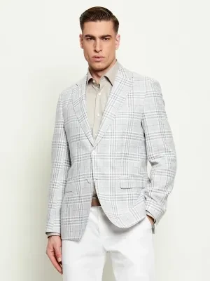 BOSS BLACK Marynarka H-Hutson-262 | Regular Fit | z dodatkiem lnu