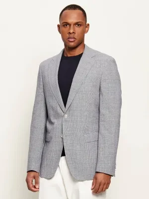 BOSS BLACK Marynarka H-Hutson-262 | Regular Fit | z dodatkiem lnu