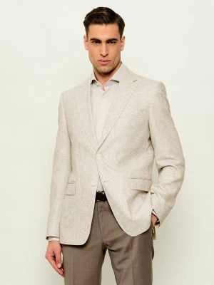 BOSS BLACK Marynarka H-Hutson-262 | Regular Fit | z dodatkiem lnu