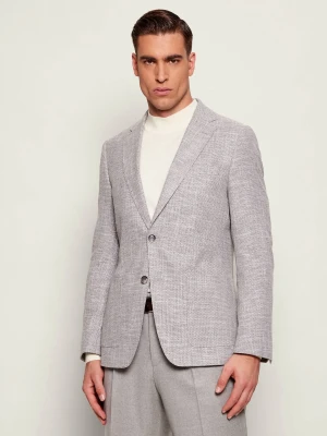 BOSS BLACK Marynarka H-Hutson-2PP-253 | Regular Fit | z dodatkiem lnu