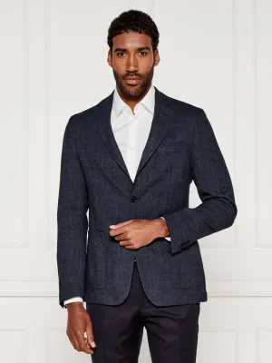 BOSS BLACK Marynarka Hanry | Slim Fit | z dodatkiem wełny