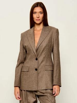 BOSS BLACK Marynarka Jonahsa | Slim Fit | z dodatkiem wełny beżowy