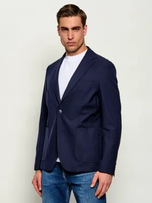 BOSS BLACK Marynarka P-Hanry-WG-253 | Slim Fit | z dodatkiem wełny