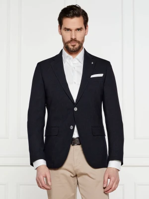 BOSS BLACK Marynarka z poszetką H-Hutson-233 | Slim Fit | z dodatkiem wełny