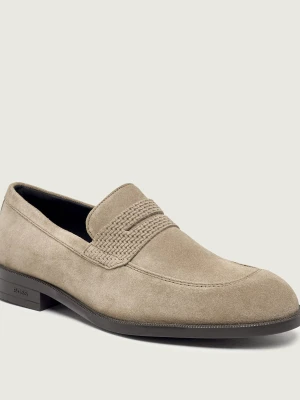 BOSS BLACK Mokasyny Loafersy Tayil | zamsz