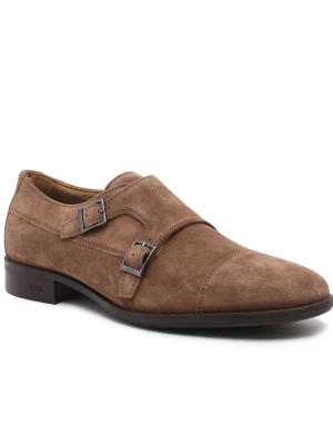 BOSS BLACK Monki Colby | zamsz brązowy