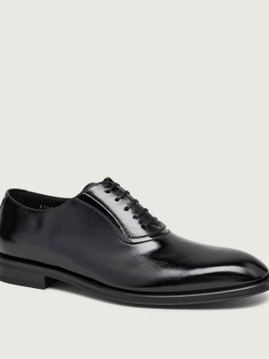 BOSS BLACK Oksfordy Derrek_Oxfr_papr | z dodatkiem skóry