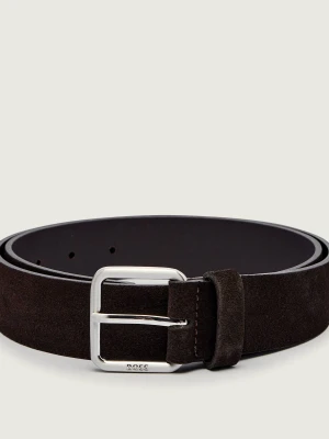 BOSS BLACK Pasek Jybb-Sd_Sz35 | zamsz brązowy