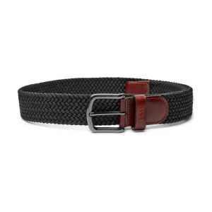 BOSS BLACK Pasek Sash-Wn-Tx_Sz35 | z dodatkiem skóry