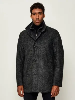 BOSS BLACK Płaszcz H-Coxtan-J-254 | z dodatkiem wełny