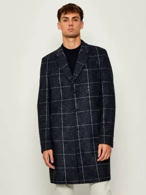 BOSS BLACK Płaszcz H-Hyde-J-254 | z dodatkiem wełny