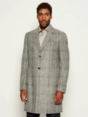 BOSS BLACK Płaszcz H-Hyde-J-254 | z dodatkiem wełny