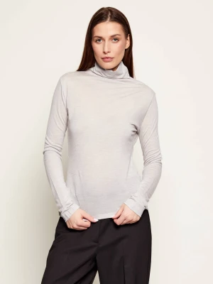 BOSS BLACK Półgolf Elavu | Slim Fit | z dodatkiem wełny