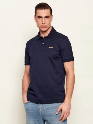 BOSS BLACK Polo C-Parlay 248 | BOSS X ASTON MARTIN | Regular Fit granatowy