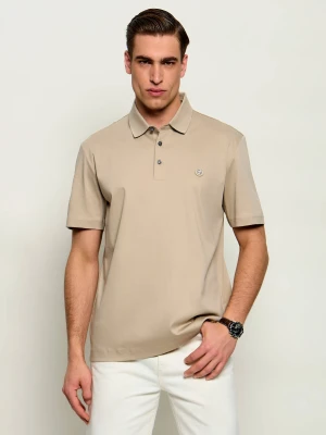 BOSS BLACK Polo C-Parris 01 | Regular Fit | mercerised beżowy