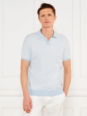 BOSS BLACK Polo H-Jianluca | Regular Fit błękitny