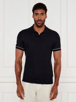 BOSS BLACK Polo H-Jianluca | Regular Fit granatowy