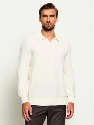 BOSS BLACK Polo H-Lomarino | Regular Fit ecru