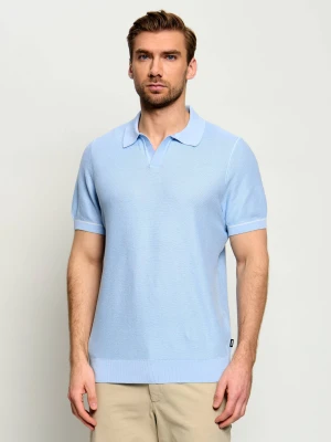 BOSS BLACK Polo H-Narciso | Regular Fit błękitny