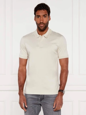 BOSS BLACK Polo H-Phillipson | Slim Fit | mercerised beżowy