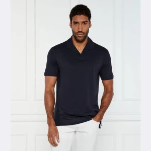 BOSS BLACK Polo H-Ponti 28 | Regular Fit | z dodatkiem lnu