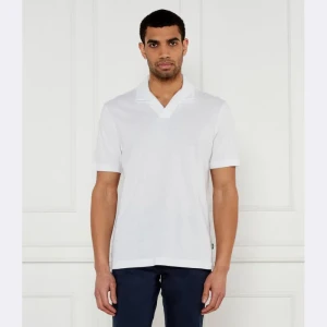 BOSS BLACK Polo H-Ponti 28 | Regular Fit | z dodatkiem lnu