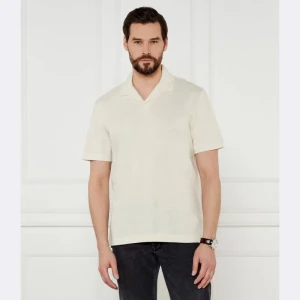 BOSS BLACK Polo H-Ponti 28 | Regular Fit | z dodatkiem lnu