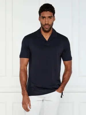 BOSS BLACK Polo H-Ponti 28 | Regular Fit | z dodatkiem lnu