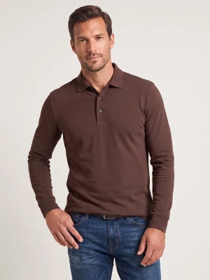 BOSS BLACK Polo Pado 30 | Regular Fit brązowy