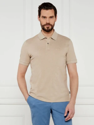 BOSS BLACK Polo Pallas | Regular Fit beżowy
