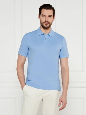 BOSS BLACK Polo Pallas | Regular Fit błękitny