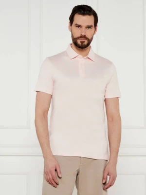 BOSS BLACK Polo Palosh 30 | Slim Fit pudrowy róż
