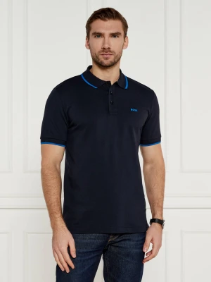 BOSS BLACK Polo Parlay 190 | Regular Fit | pique granatowy